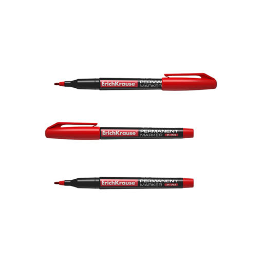 Picture of ERICHKRAUSE PERMANENT MARKER MEDIUM RED